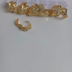 C&C Paris Gold-Plated X-Link Hoop Earrings