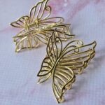 Metallic Butterfly Hair Claw Clips - Image 2
