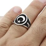 Black Stainless Steel Signet Rings for Men – Bold, Modern & Timeless