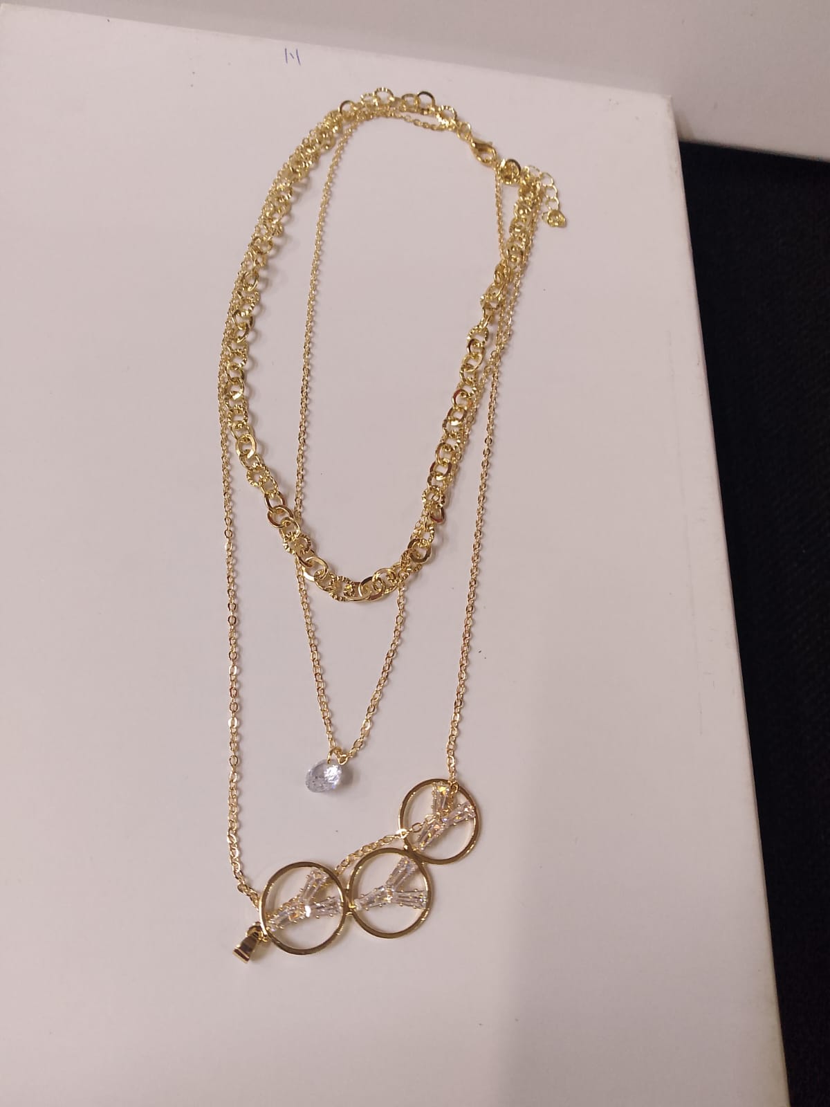 c804d389-202e-400a-97a3-4c432b184e91 Elegant Triple Layer Jewelry Set - Image 1